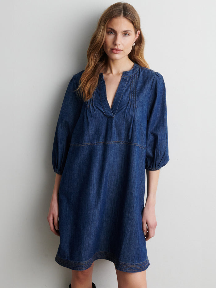 Second Female Evana Denimmekko Sininen