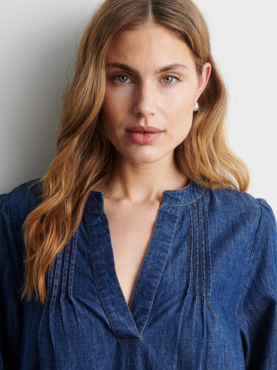Second Female Evana Denimmekko Sininen