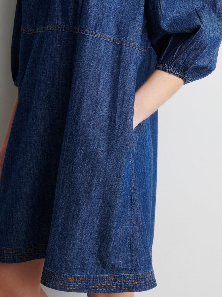 Second Female Evana Denimmekko Sininen