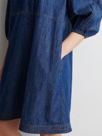 Second Female Evana Denimmekko Sininen