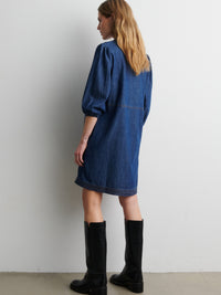 Second Female Evana Denimmekko Sininen