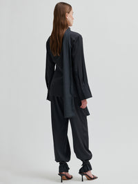 Second Female Glari Satiinihousut Harmaa