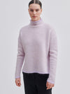 Second Female Herrin Knit New T-Neck Pastel Lilac
