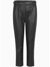 Second Female Indie Leather New Trousers Black