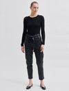 Second Female Indie Leather New Trousers Black