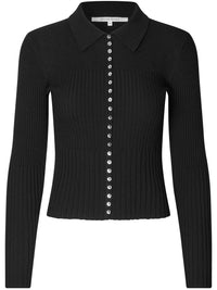 Second Female Jet Knit Neuletakki Musta