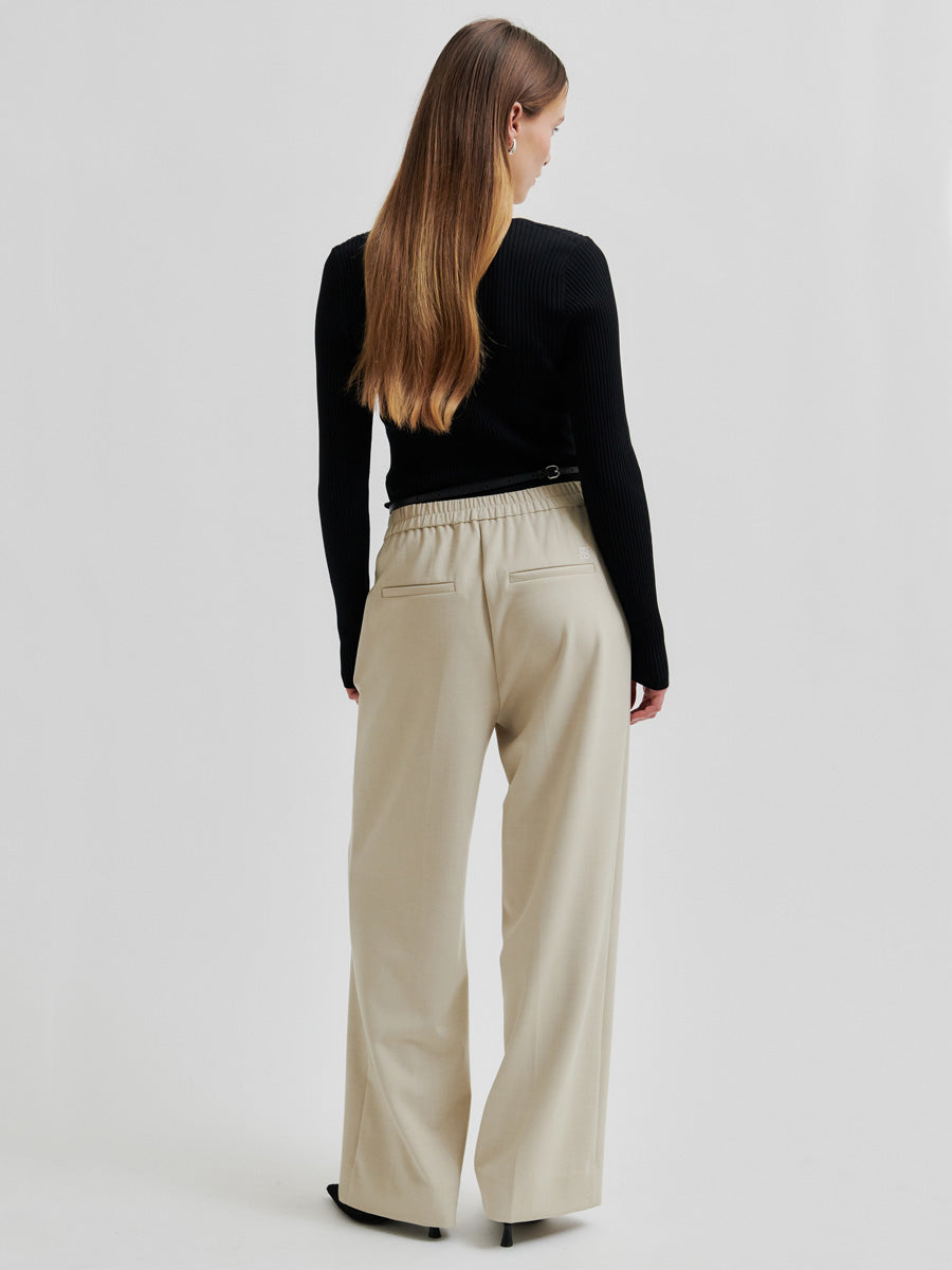 Second Female Josephine Knit Polo Paita Musta