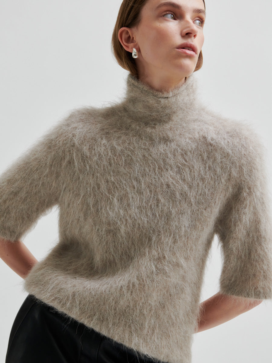 Second Female Karla Pörröneule Vaaleanruskea/Beige