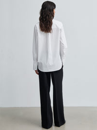 Second Female Larkin Klassinen Kauluspaita Valkoinen