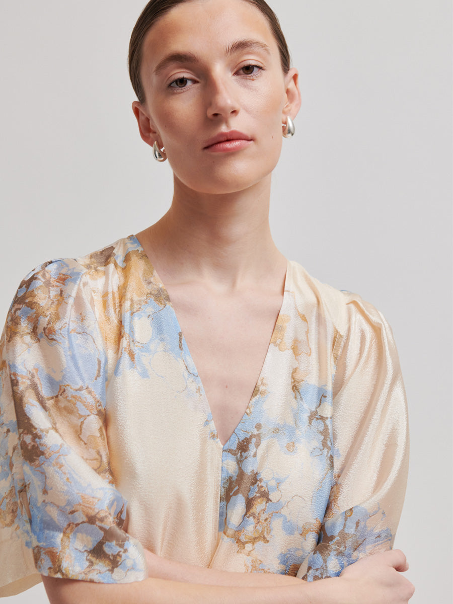 Second Female Lugana Kuviollinen Maksimekko