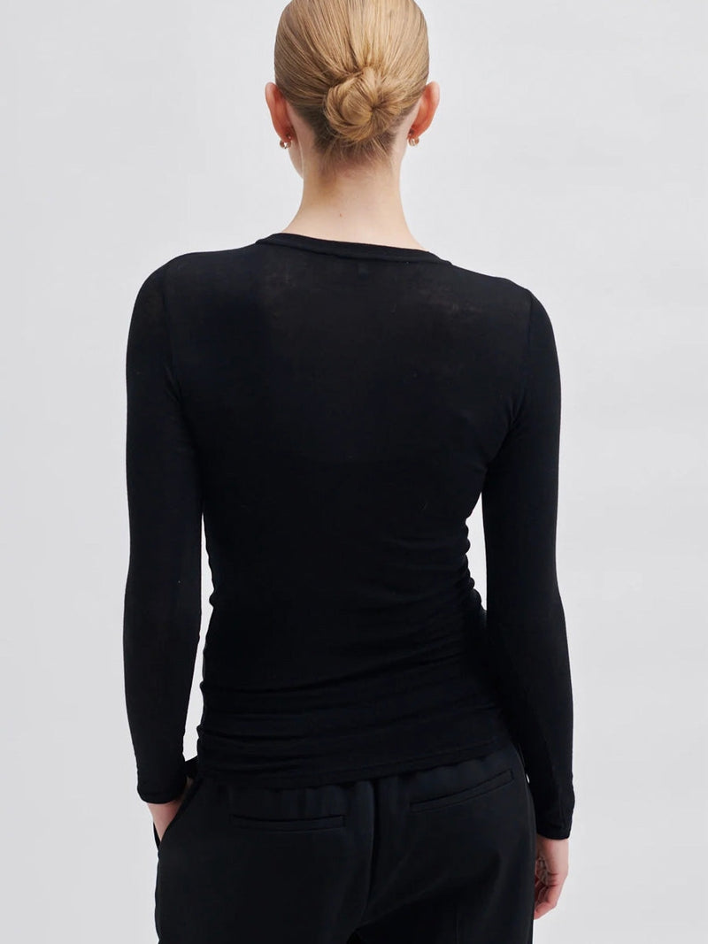 Second Female Matima O-Neck Tee Black