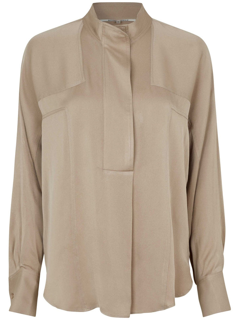 Second Female Poine Blouse Oxford Tan