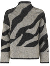 Second Female Tallaha Knit T-Neck Brazilian Sand