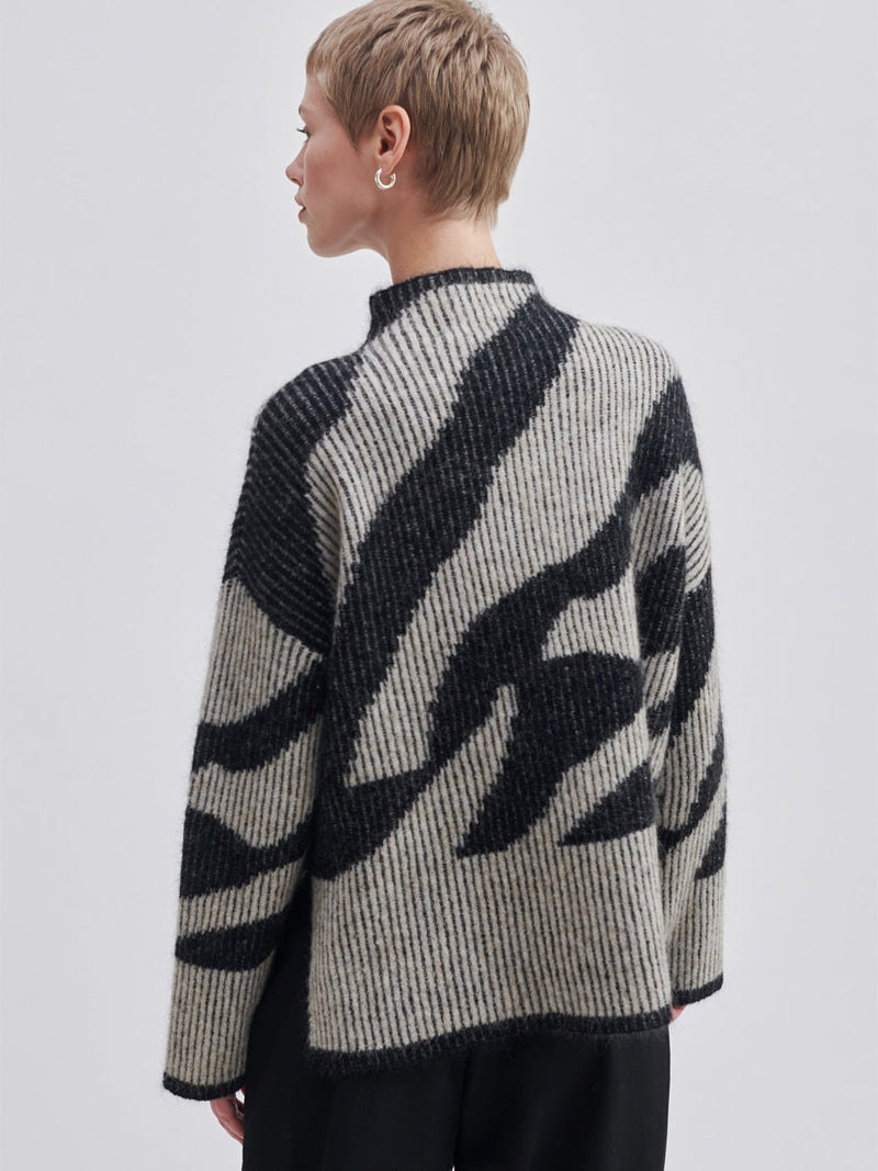 Second Female Tallaha Knit T-Neck Brazilian Sand