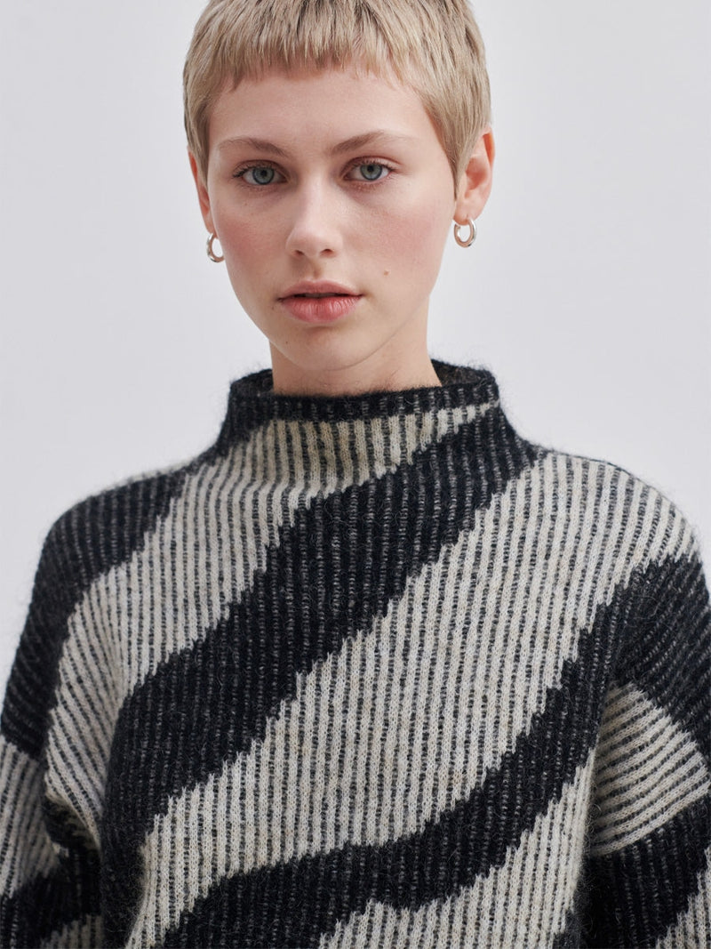 Second Female Tallaha Knit T-Neck Brazilian Sand
