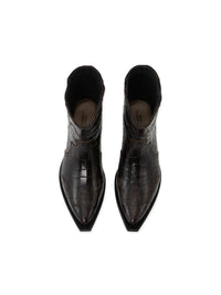 Shoe Biz Copenhagen Dania Croco Nilkkuri Musta