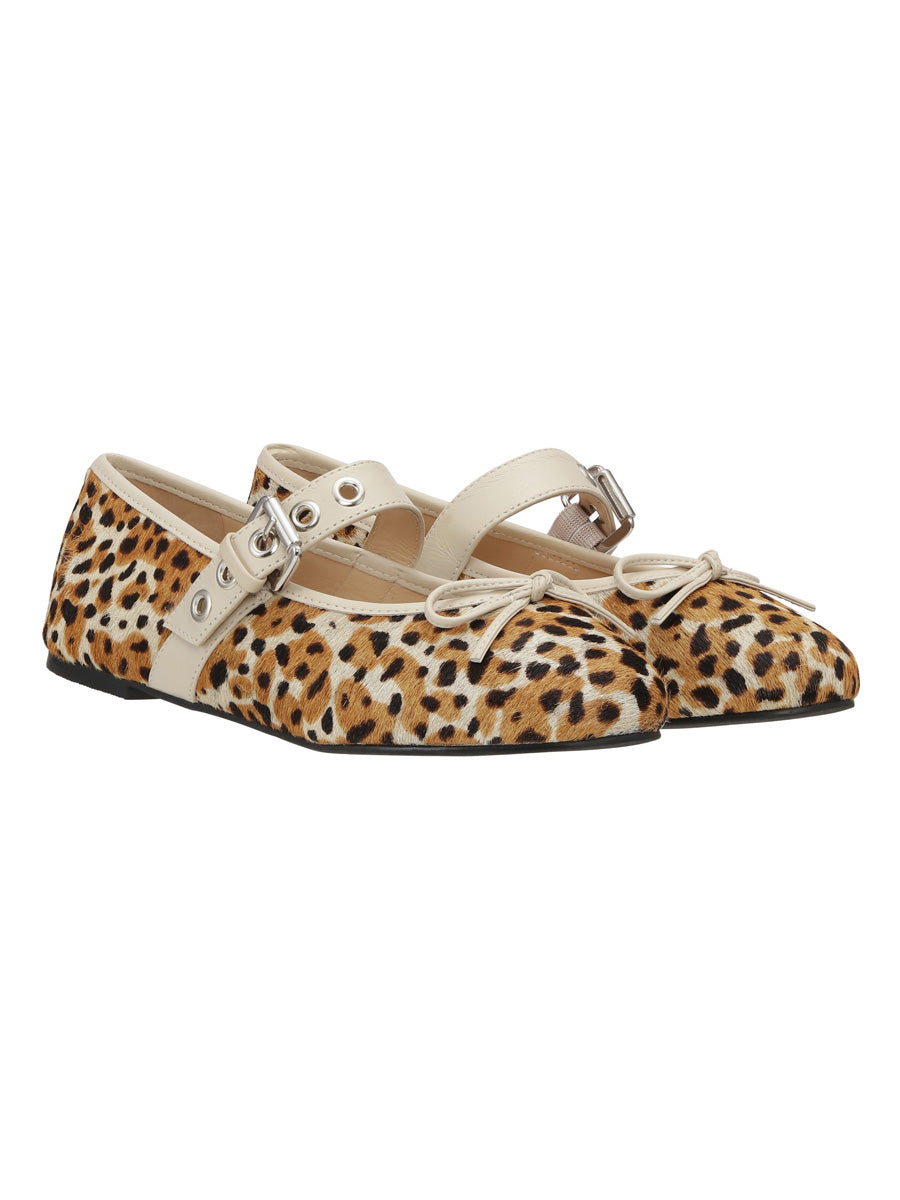 Shoe Biz Copenhagen Lea Ballerina Leopardikuosi