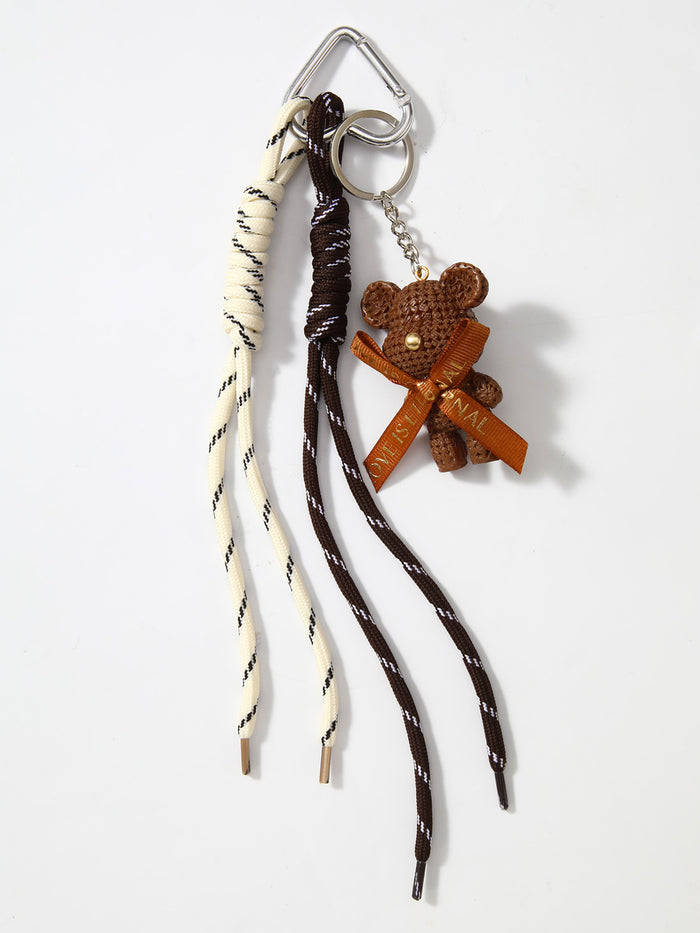 Sticky Bestie Bag Charm Ruskea