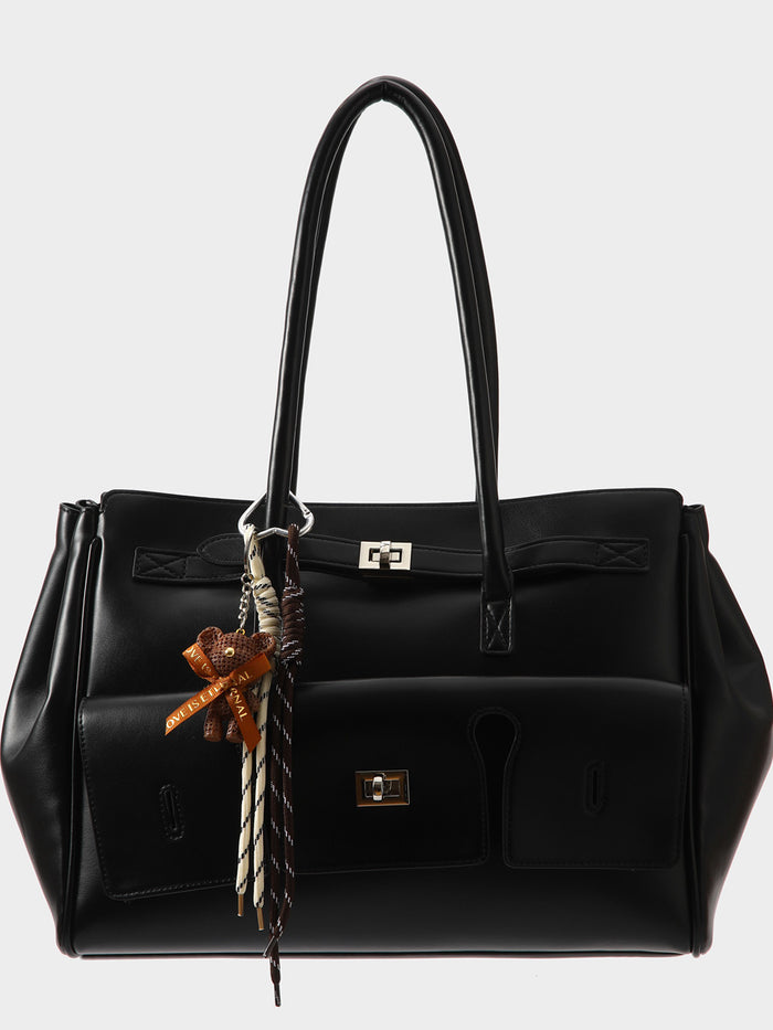 Sticky Bestie Bag Charm Ruskea