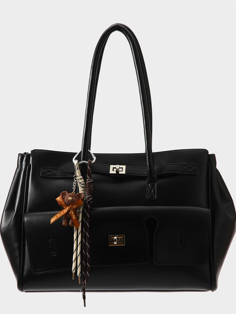 Sticky Bestie Bag Charm Ruskea