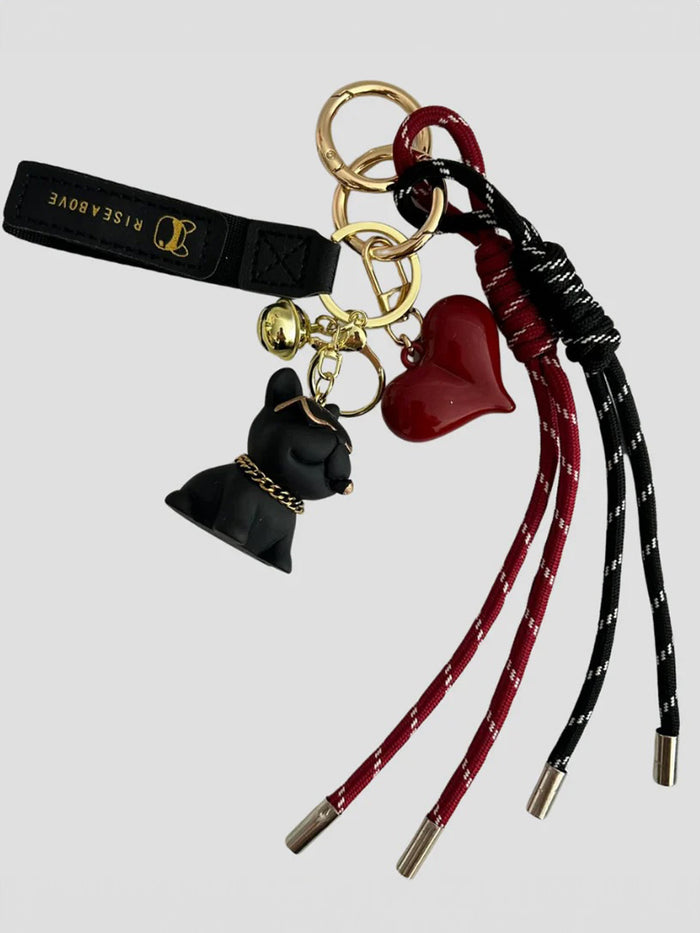 Sticky Bestie Bag Charm Set Laukkukoru Punainen