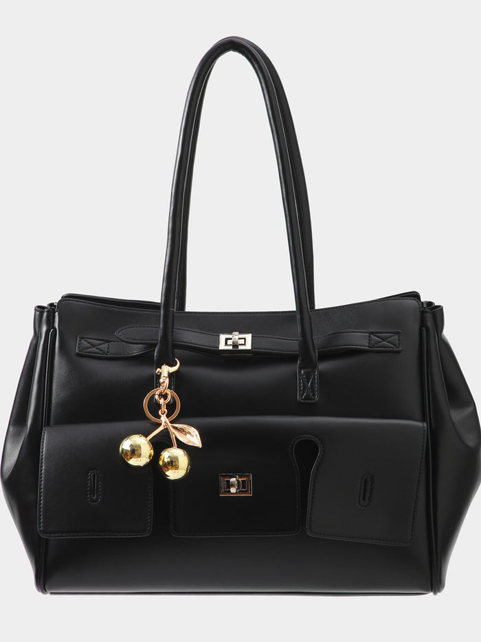Sticky Bestie Cherry Bag Charm Laukkukoru Kulta