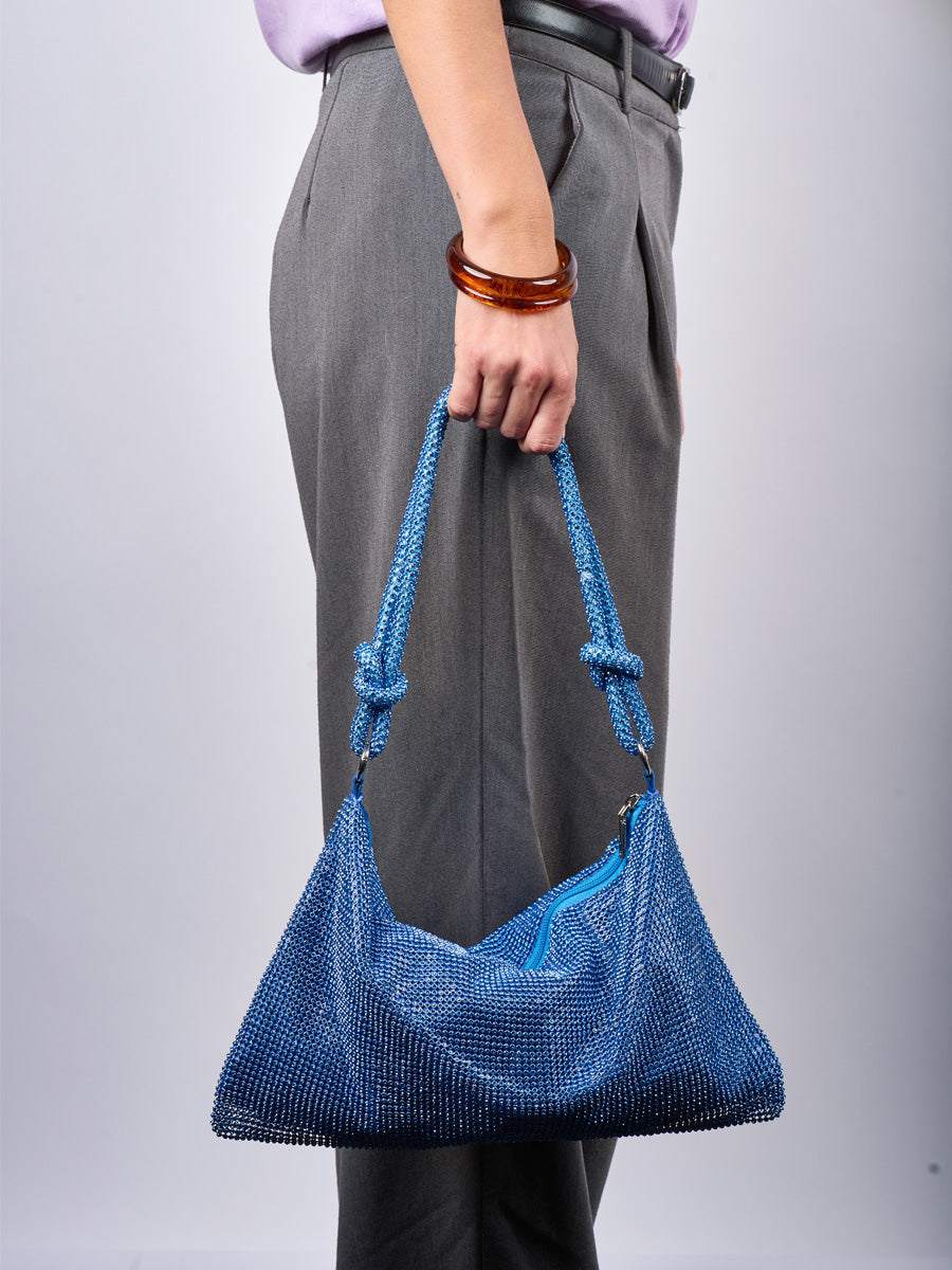 Sui Ava Crystal Vibes Bloom Bag Kimaltava Laukku Sininen