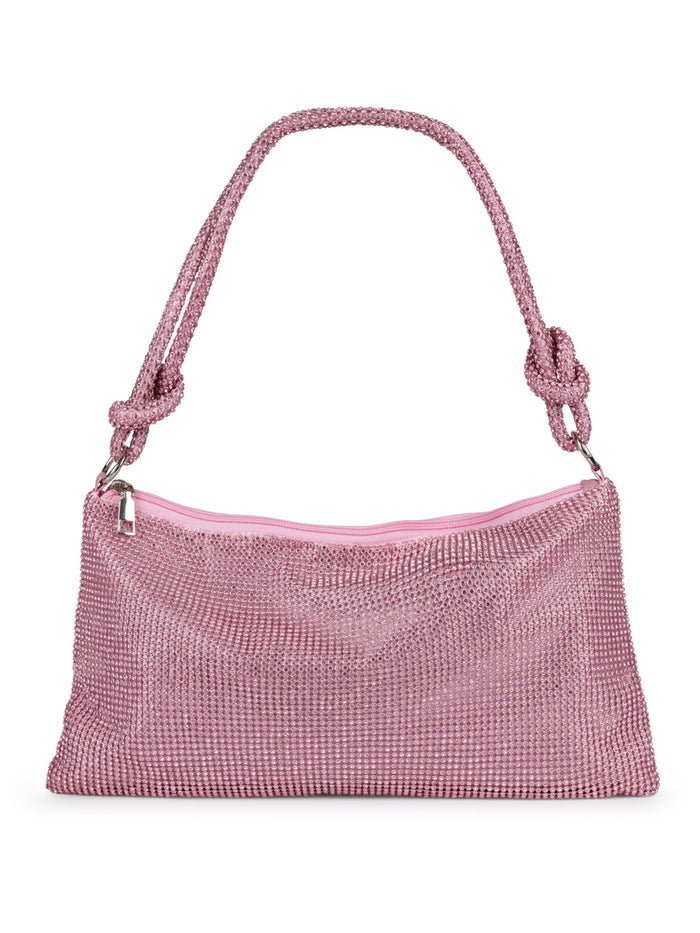 Sui Ava Crystal Vibes Bloom Bag Kimaltava Laukku Vaaleanpunainen