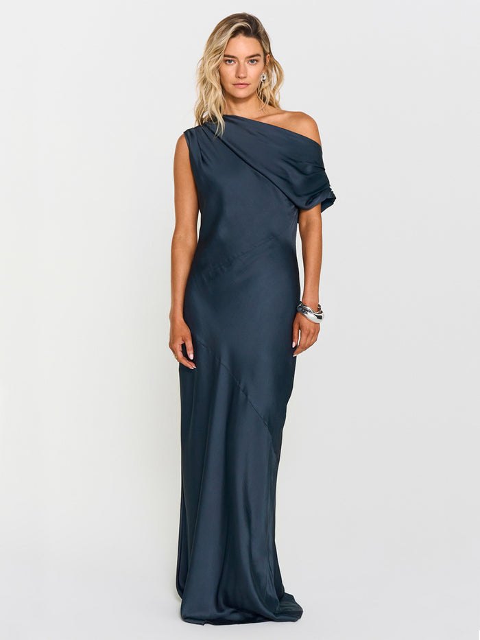 Twist & Tango Vanessa Satiininen Juhlamekko Sininen