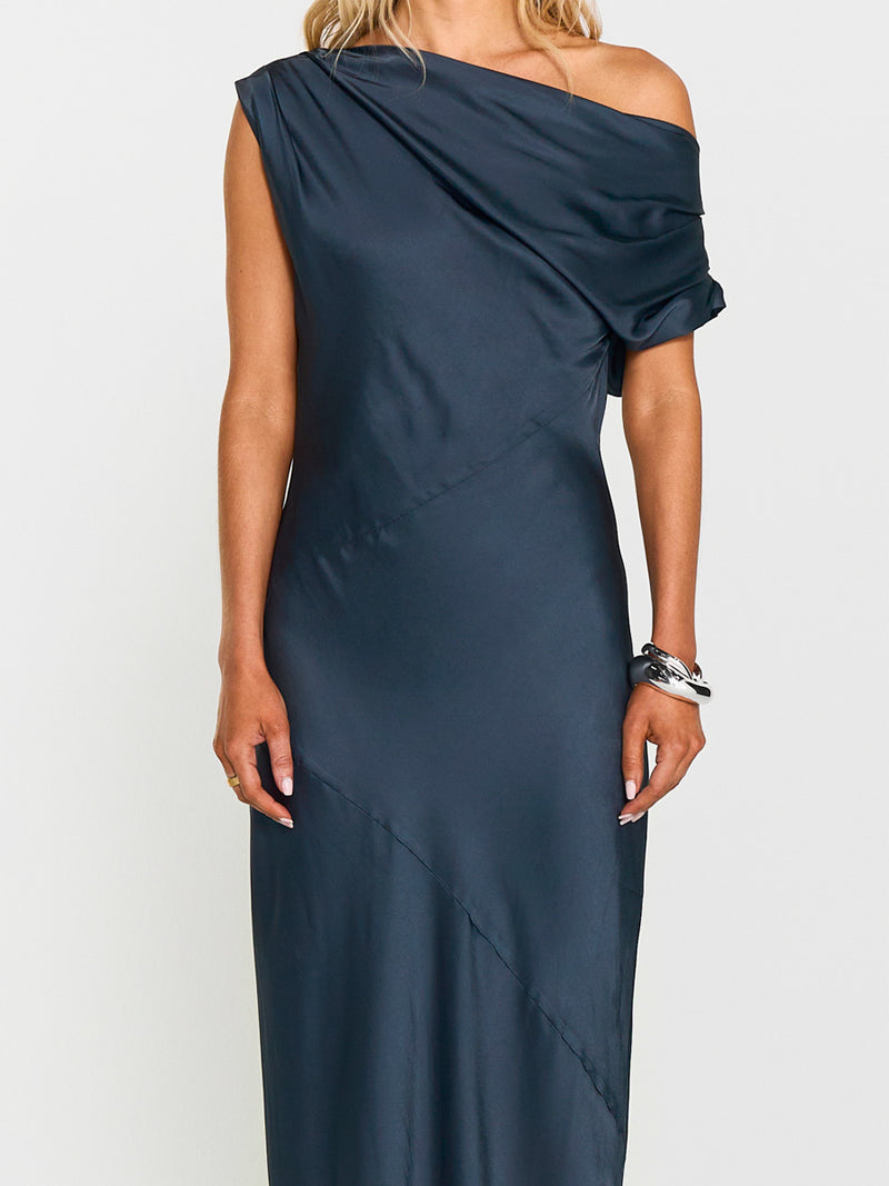 Twist & Tango Vanessa Satiininen Juhlamekko Sininen