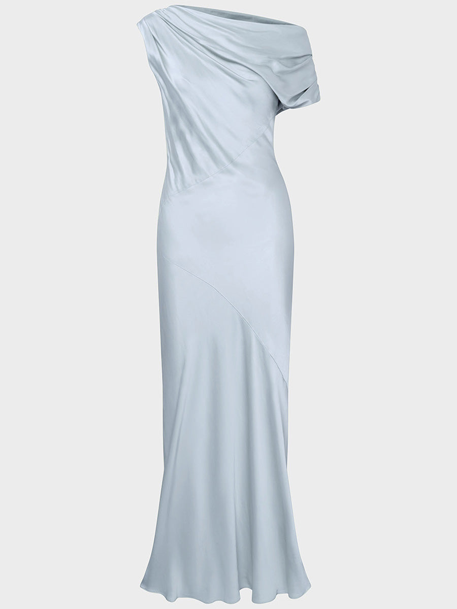 Twist & Tango Vanessa Pitkä Satiininen Juhlamekko Vaaleansininen