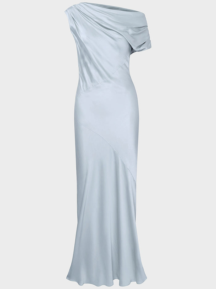 Twist & Tango Vanessa Pitkä Satiininen Juhlamekko Vaaleansininen