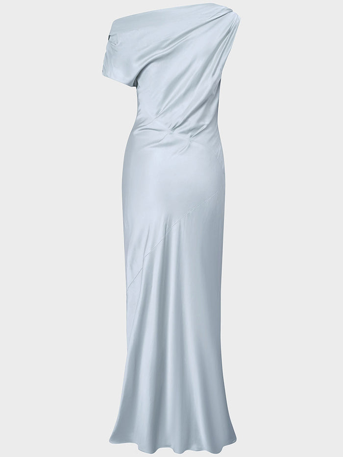 Twist & Tango Vanessa Pitkä Satiininen Juhlamekko Vaaleansininen