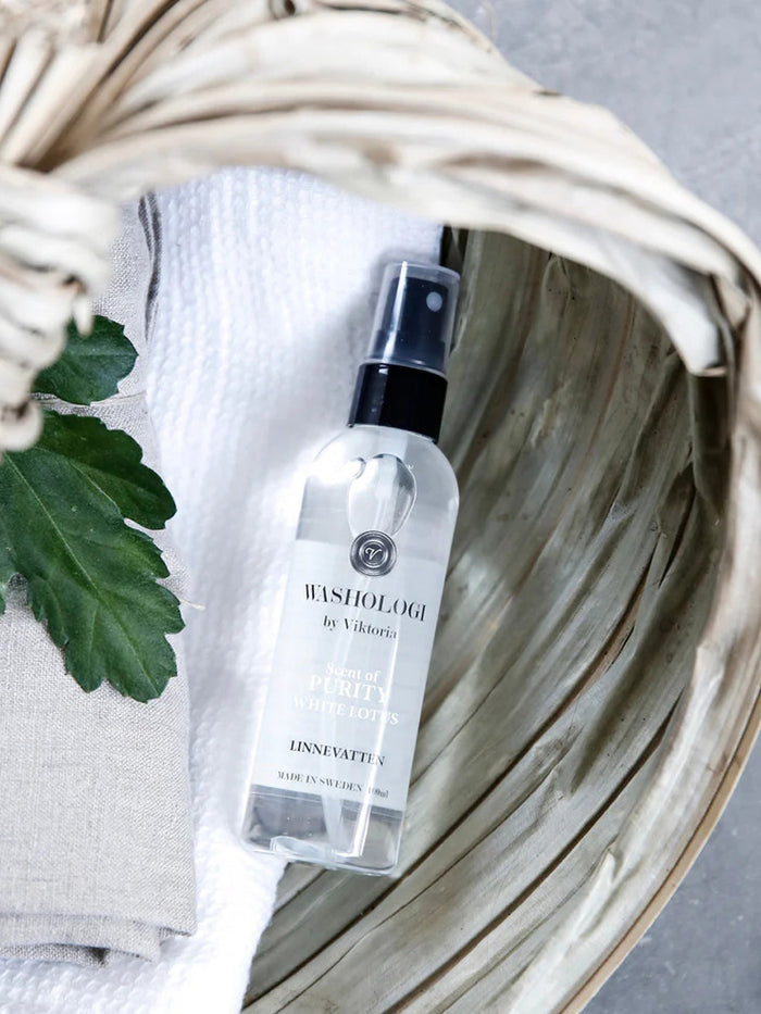 Washologi Purity linen water 100ml tuoksuvesi sähköisyyden poistaja