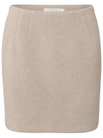 YAYA Soft mini skirt Beige melange
