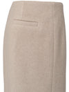 YAYA Soft mini skirt Beige melange