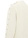 YAYA Button detail sweater Ivory