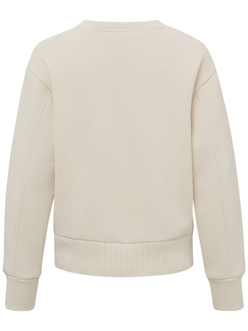 Sweatshirt With Knitted Panel Paidat