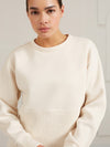 Sweatshirt With Knitted Panel Paidat