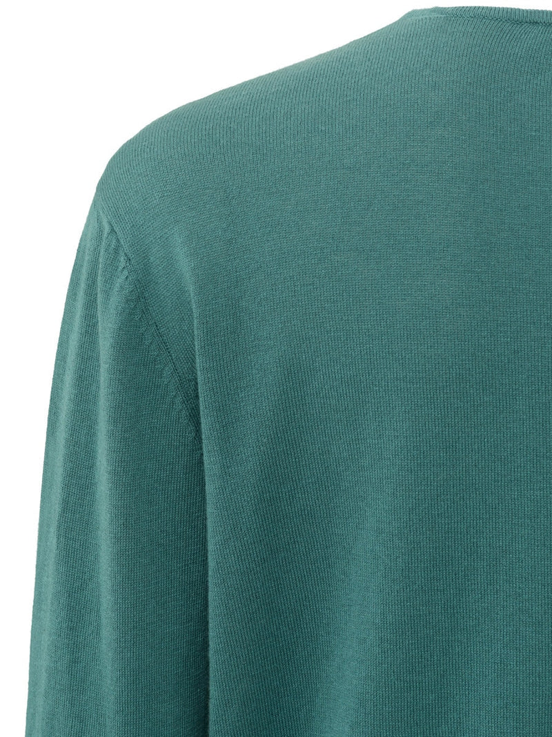 YAYA Wrap sweater with v-neck Hydro Blue