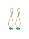 A Beautiful Story Becoming Aventurine Gold Earrings