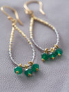 A Beautiful Story Becoming Aventurine Gold Earrings