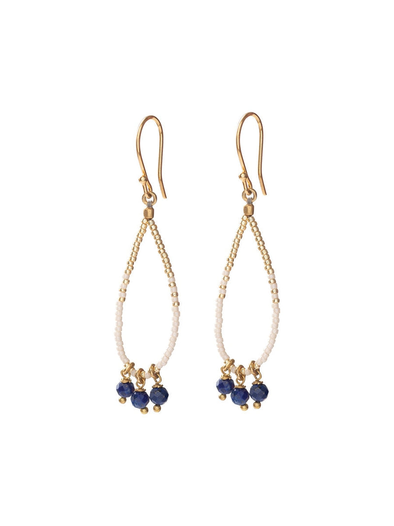 A Beautiful Story Becoming Lapis Lazuli Gold Earrings
