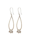A Beautiful Story BECOMING smokey quartz silver earrings