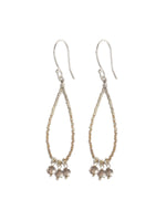 A Beautiful Story BECOMING smokey quartz silver earrings