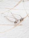 A Beautiful Story BECOMING smokey quartz silver earrings