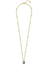 A Beautiful Story CHERISH labradorite gold necklace