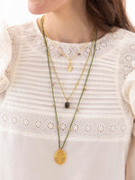 A Beautiful Story CHERISH labradorite gold necklace