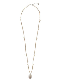 A Beautiful Story CHERISH smokey quartz silver necklace