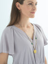 A Beautiful Story Courage Aventurine Gold Necklace